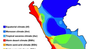 Karta över peru klimat
